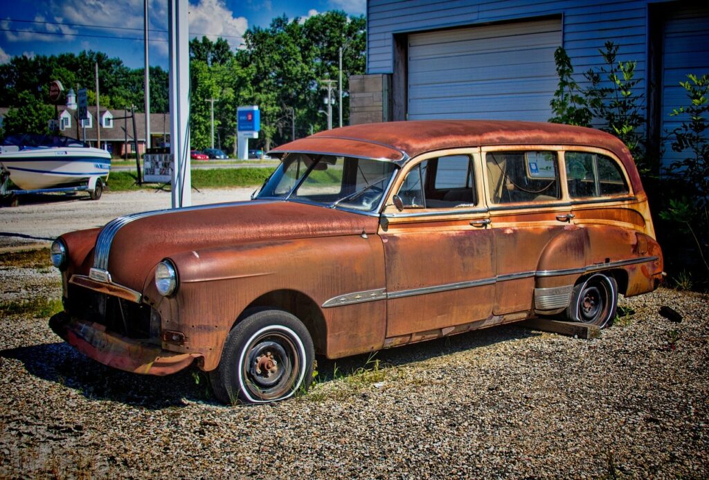 car, rusty, rusted